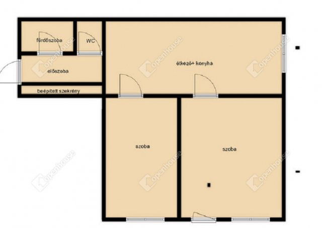 Kiadó panellakás, albérlet, Debrecenben 180 E Ft / hó, 2 szobás