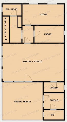 Eladó családi ház, Kecskeméten 52.9 M Ft, 2 szobás