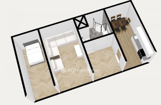 Eladó téglalakás, Budapesten, VIII. kerületben 79.2 M Ft