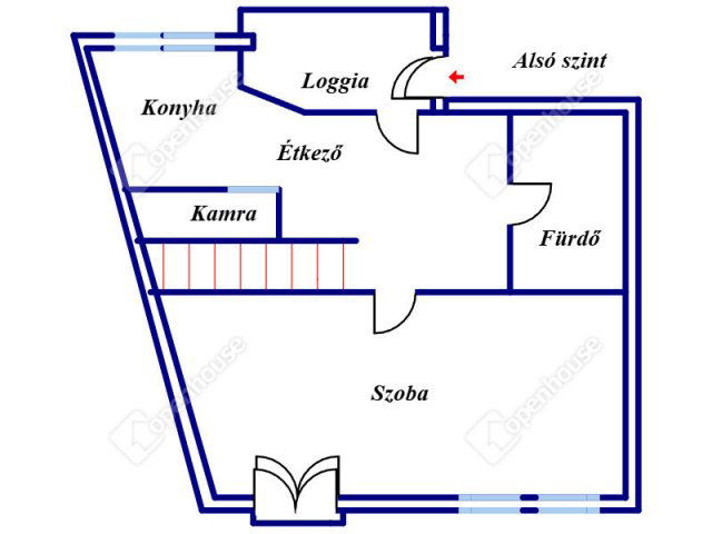 Eladó téglalakás, Debrecenben 59.5 M Ft, 1+2 szobás
