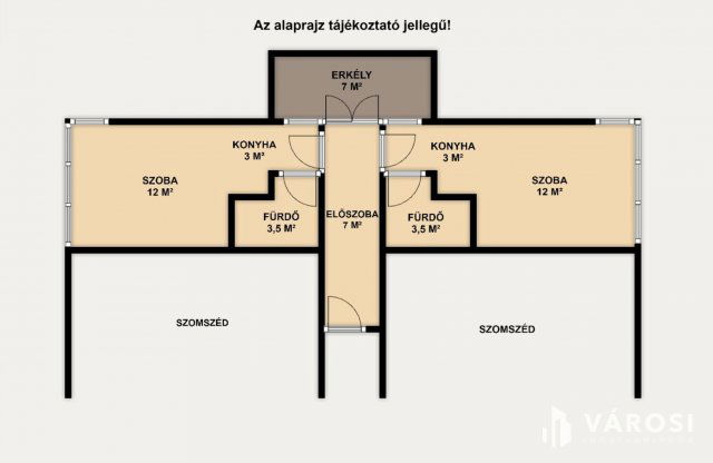 Eladó téglalakás, Siófokon 69 M Ft, 2 szobás