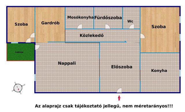 Eladó panellakás, Budapesten, IV. kerületben 81.5 M Ft, 3 szobás