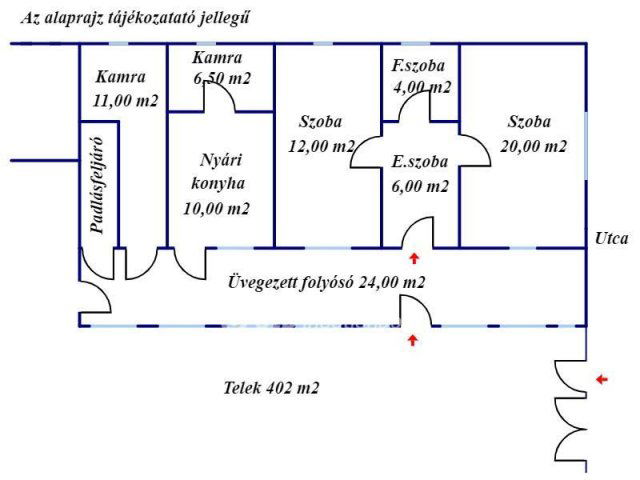 Eladó családi ház, Köröstarcsán 4.7 M Ft, 2 szobás
