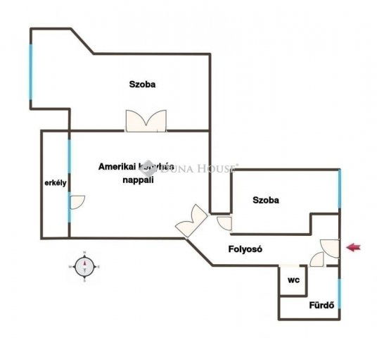 Eladó téglalakás, Budapesten, VIII. kerületben 95 M Ft, 3 szobás