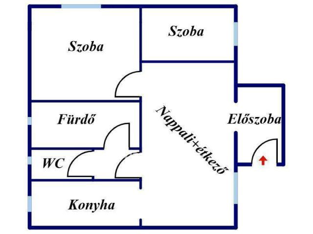 Eladó családi ház, Nyíregyházán 15.9 M Ft, 2+1 szobás