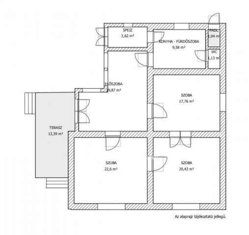 Eladó családi ház, Csanyteleken 15.9 M Ft, 3 szobás