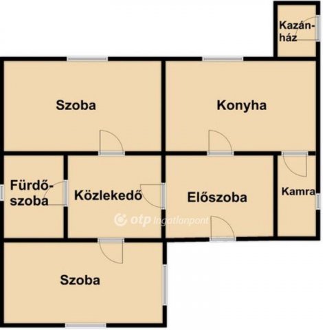 Eladó családi ház, Monostorpályin 25 M Ft, 2 szobás