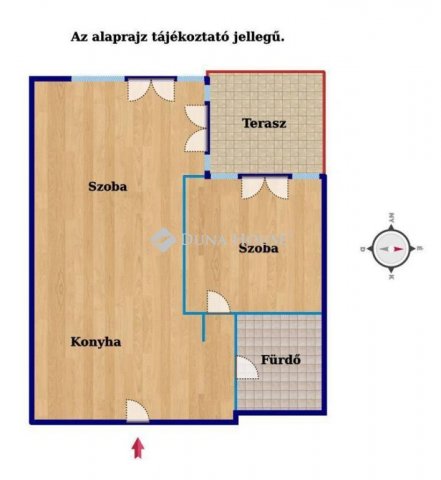 Eladó téglalakás, Kehidakustányban 100.645 M Ft, 2 szobás