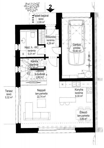 Eladó ikerház, Budapesten, X. kerületben 180 M Ft, 4 szobás