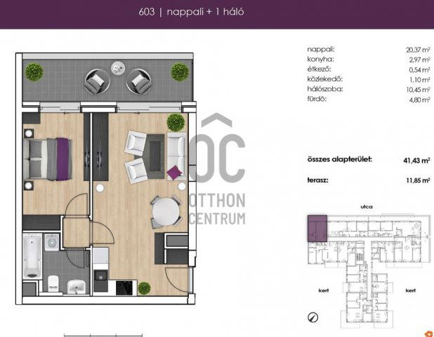 Eladó téglalakás, Budapesten, XIII. kerületben 92 M Ft, 2 szobás