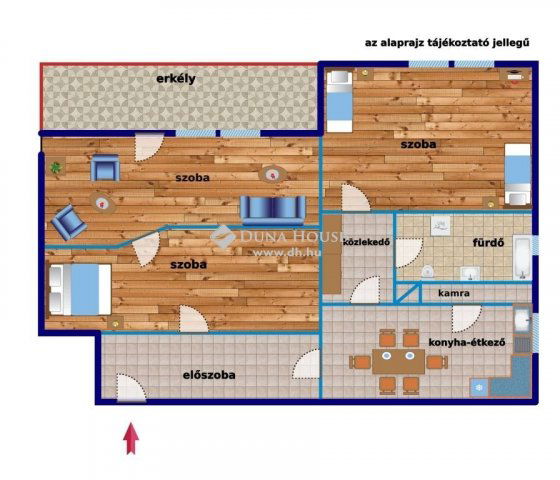 Eladó panellakás, Nyergesújfaluban 31 M Ft, 3 szobás