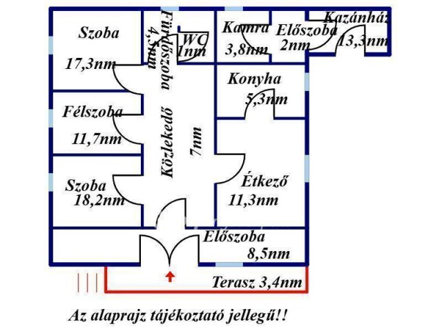 Eladó családi ház, Jászberényben 48.6 M Ft, 2+1 szobás