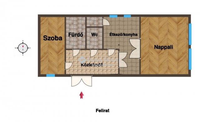 Eladó téglalakás, Kecskeméten 42 M Ft, 2 szobás