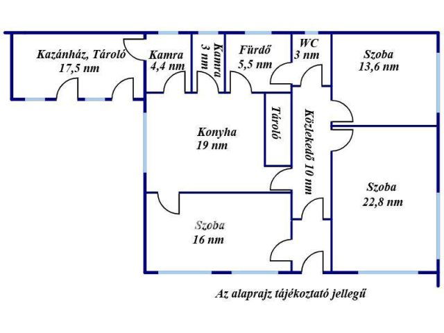Eladó családi ház, Jászapátiban 23.5 M Ft, 3 szobás