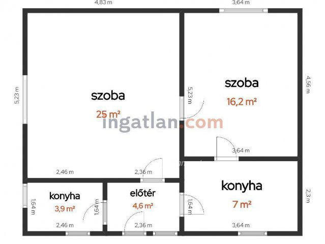 Eladó családi ház, Tiszakécskén 14.9 M Ft, 2 szobás