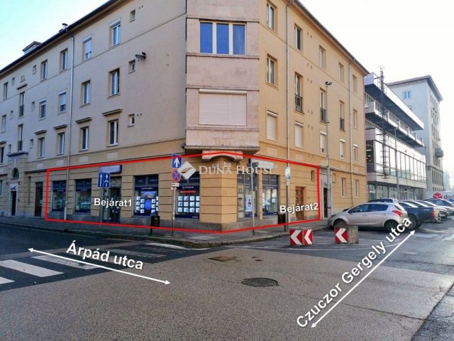 Eladó üzlethelyiség, Győrött, Árpád úton 19.9 M Ft