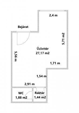 Eladó üzlethelyiség, Budapesten, XV. kerületben 34.9 M Ft