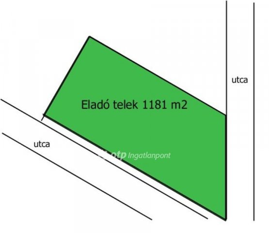 Eladó telek, Szigetújfalun 15.5 M Ft / költözzbe.hu