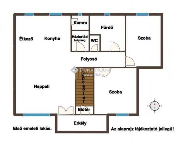 Eladó téglalakás, Teskándon 63 M Ft, 3 szobás