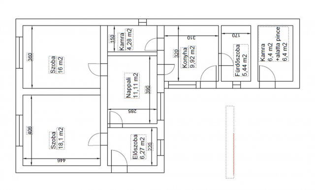 Eladó családi ház, Hajdúhadházon 37.5 M Ft, 3 szobás