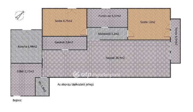 Eladó téglalakás, Dunaharasztin 82.5 M Ft, 2+1 szobás