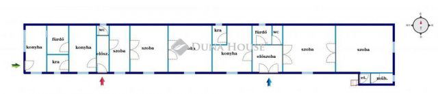 Eladó ikerház, Gyöngyösön, Rózsa utcában 76 M Ft, 5 szobás