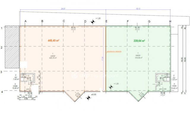 Kiadó ipari ingatlan, Budaörsön 771 E Ft / hó