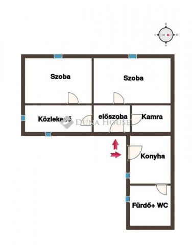 Eladó családi ház, Szolnokon, Túzok utcában 18.5 M Ft, 2 szobás