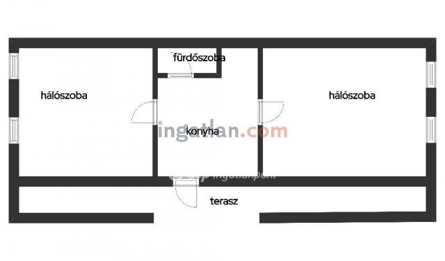 Eladó családi ház, Hajdúszováton 7.5 M Ft, 2+1 szobás