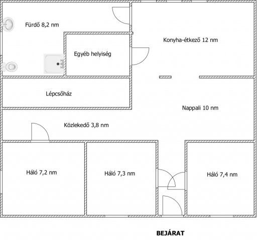 Kiadó családi ház, albérlet, Pakson 120 E Ft / hó, 3+3 szobás