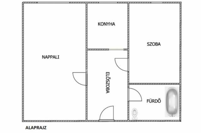 Eladó panellakás, Budapesten, IX. kerületben 51 M Ft, 1+1 szobás