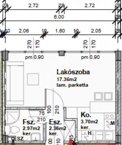 Eladó téglalakás, Szombathelyen 14.515 M Ft, 1 szobás