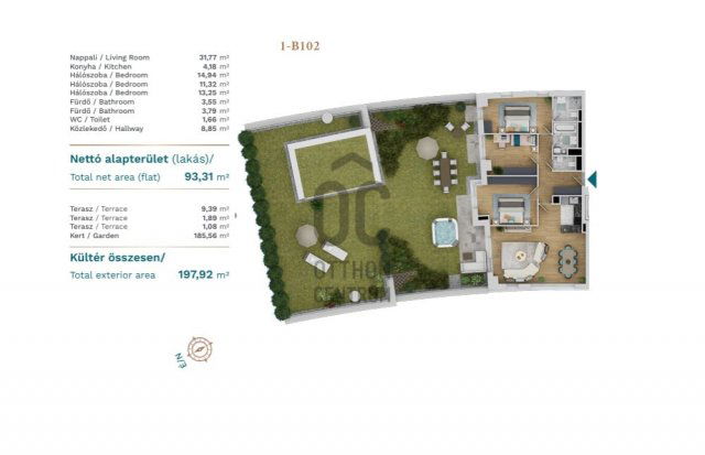 Eladó téglalakás, Budapesten, XIII. kerületben 266.99 M Ft