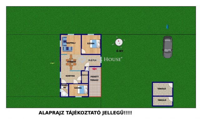 Eladó mezogazdasagi ingatlan, Jászkarajenőn 39.9 M Ft, 3 szobás