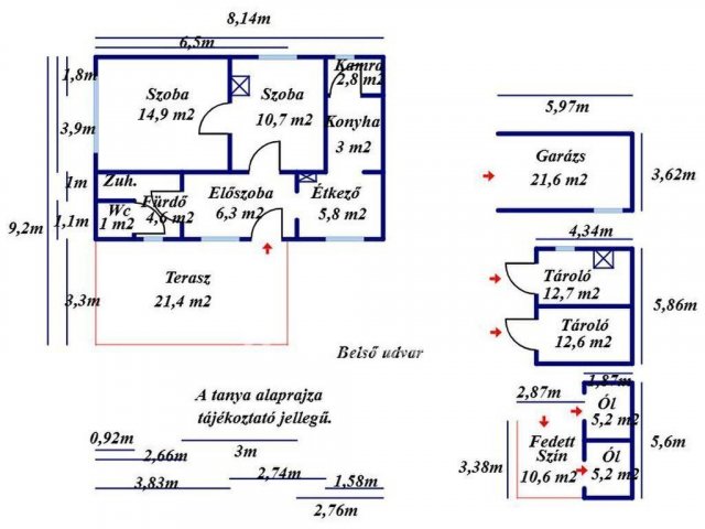 Eladó nyaraló, Tiszakécskén 15.99 M Ft, 2 szobás