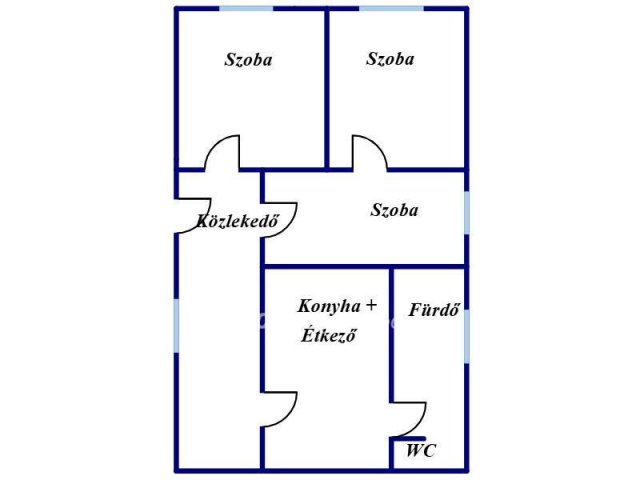 Eladó családi ház, Kacsótán 17.5 M Ft, 2+1 szobás