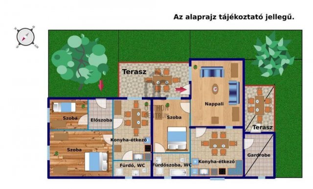Eladó családi ház, Dunaharasztin 129.5 M Ft, 6 szobás