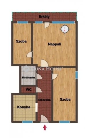 Eladó téglalakás, Budapesten, XX. kerületben 68 M Ft, 3 szobás