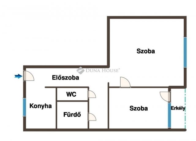 Eladó panellakás, Budapesten, X. kerületben 58.5 M Ft, 2 szobás