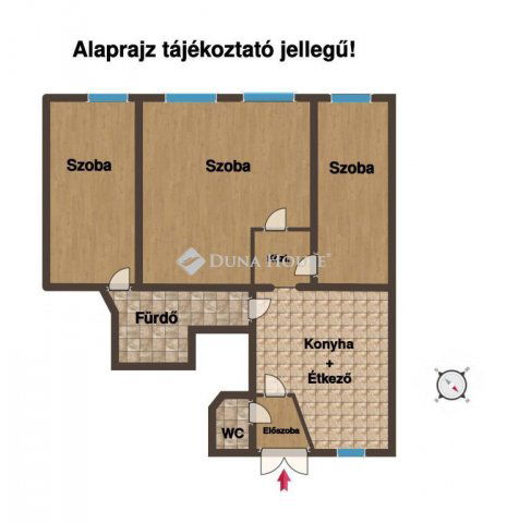 Eladó téglalakás, Budapesten, VII. kerületben 109.9 M Ft