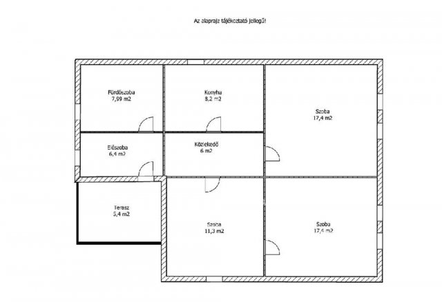 Eladó családi ház, Turán 43.9 M Ft, 2 szobás