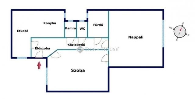 Eladó téglalakás, Budapesten, IX. kerületben 79.9 M Ft, 2 szobás