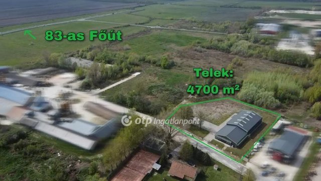 Eladó ipari ingatlan, Pápán 310 M Ft / költözzbe.hu