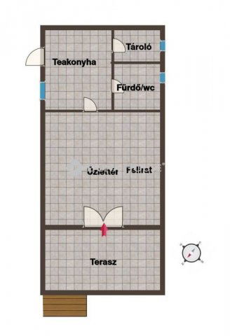 Kiadó üzlethelyiség, Pécsett 110 E Ft / hó