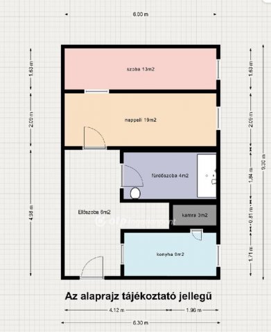 Eladó téglalakás, Dunaújvárosban 35.3 M Ft, 2 szobás