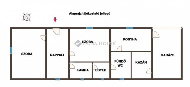 Eladó családi ház, Kislángon 45 M Ft, 3 szobás