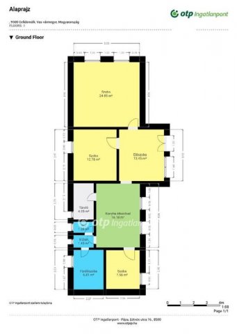 Eladó családi ház, Celldömölkön 30 M Ft, 2+1 szobás