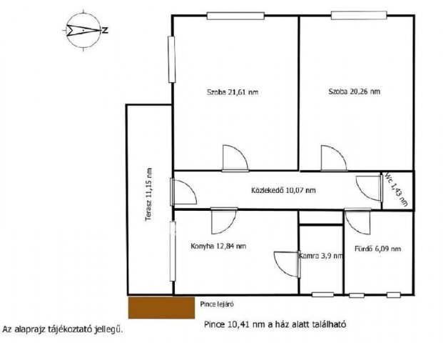 Eladó családi ház, Vecsésen 79.4 M Ft, 2 szobás
