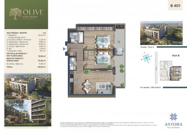 Eladó téglalakás, XIII. kerületben, Szent László úton