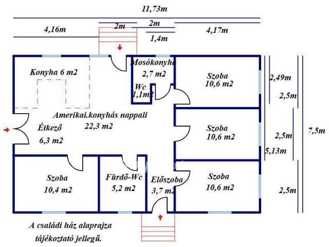 Eladó családi ház, Kecskeméten 94.99 M Ft, 5 szobás
